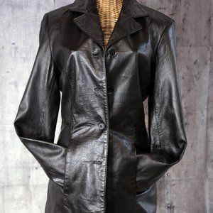 ARDEN B Black Genuine Leather Jacket